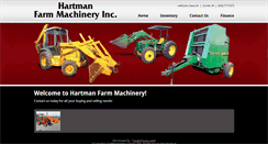 Desktop Screenshot of hartmanfarmmachinery.com